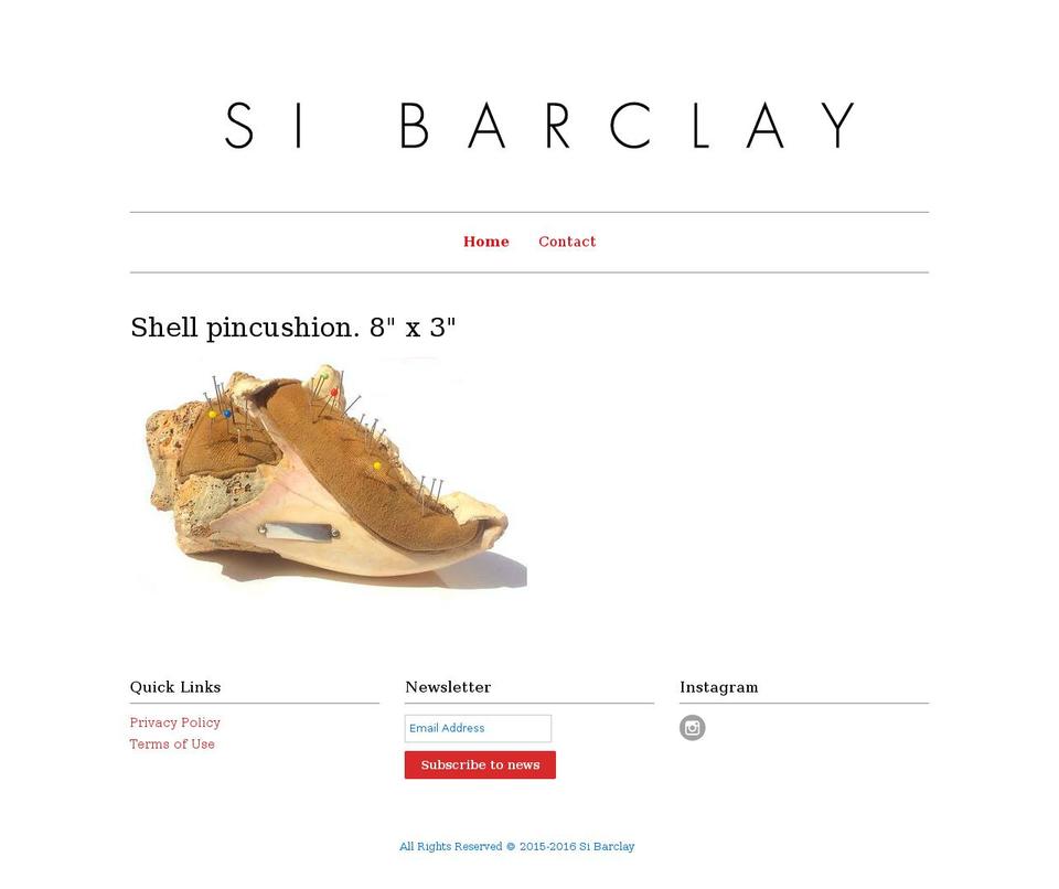 sibarclay.com shopify website screenshot