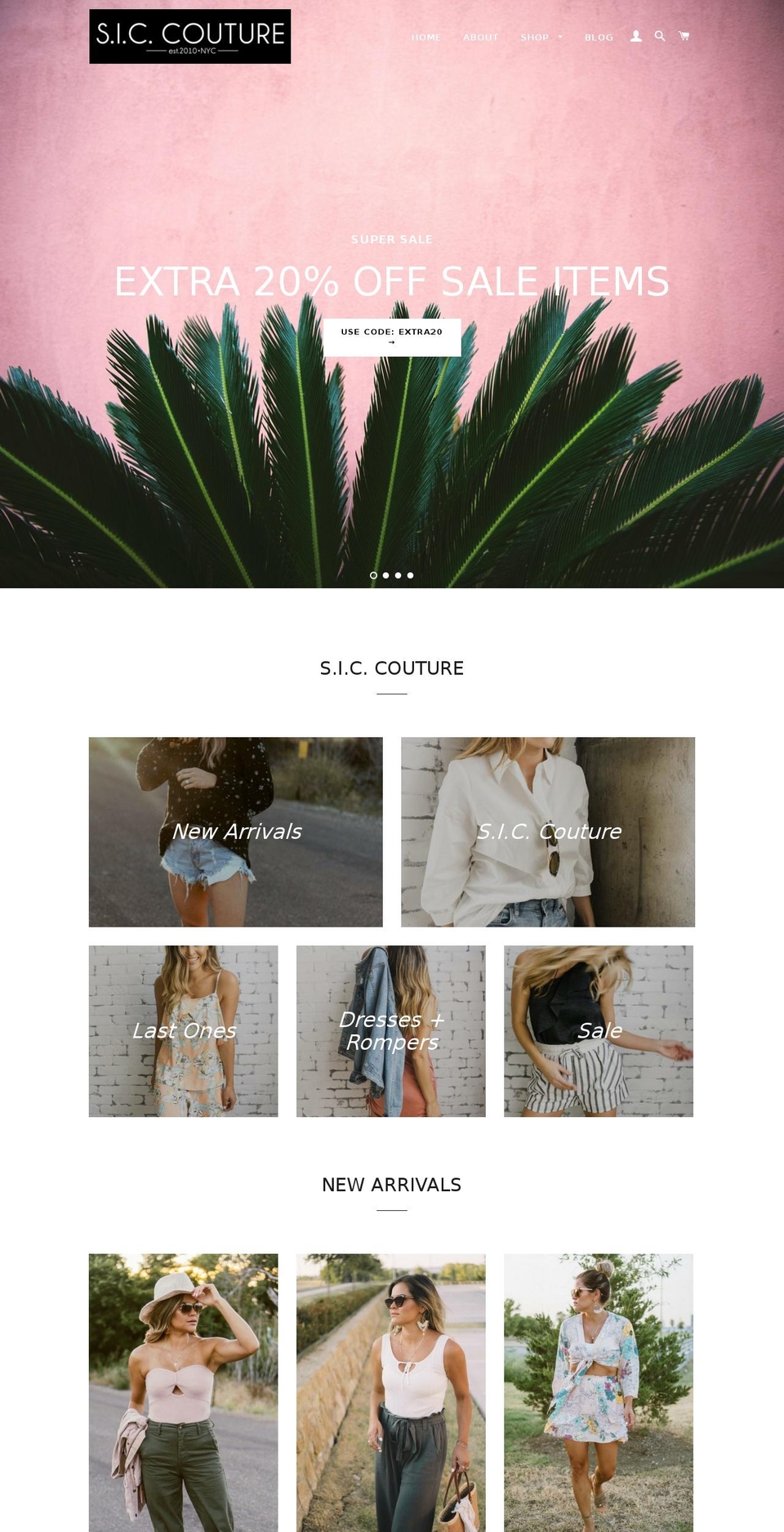 siccouture.com — Shopify storefront screenshot