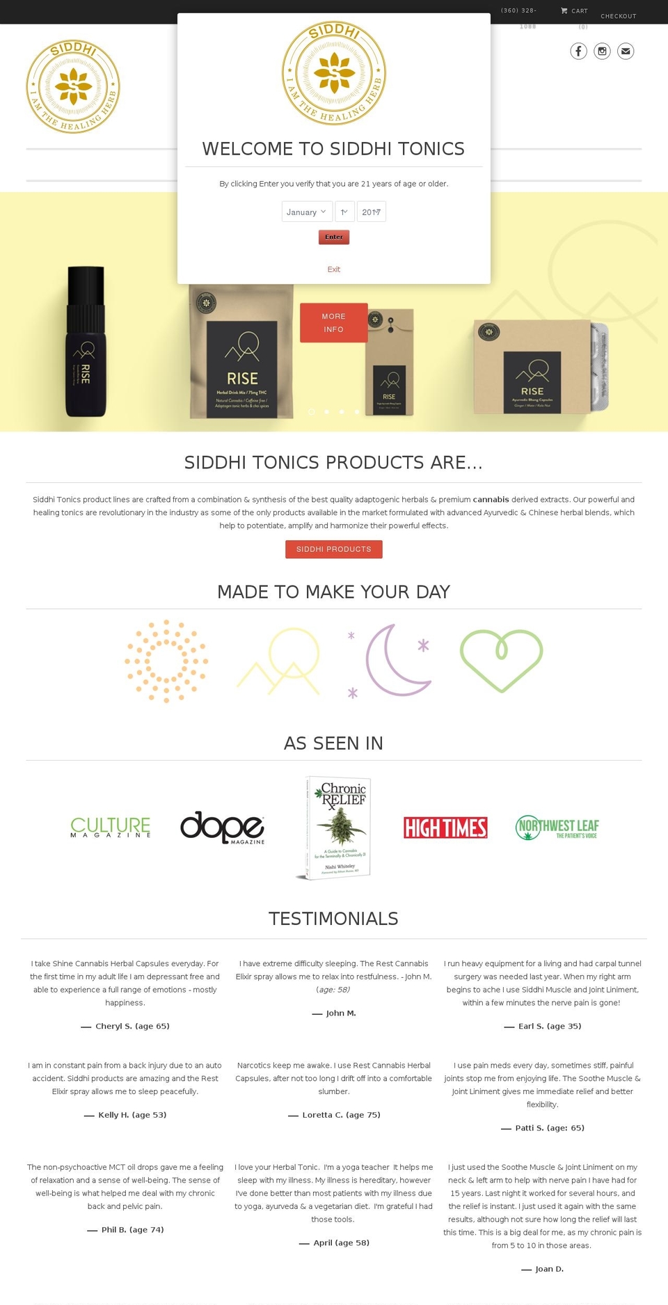 siddhisweets.com shopify website screenshot