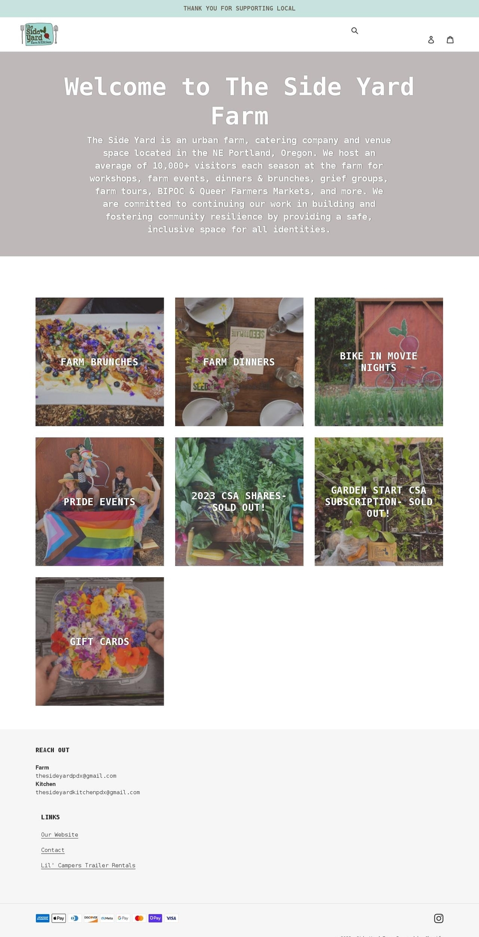 side-yard-farm.myshopify.com shopify website screenshot