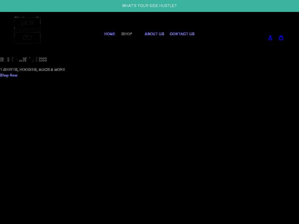 sidehustlenv.com shopify website screenshot