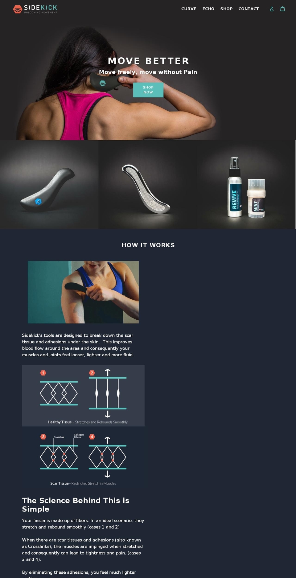 sidekicktool.com shopify website screenshot