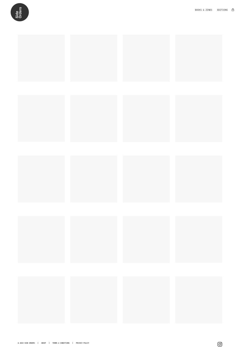 sideorders.co.uk shopify website screenshot