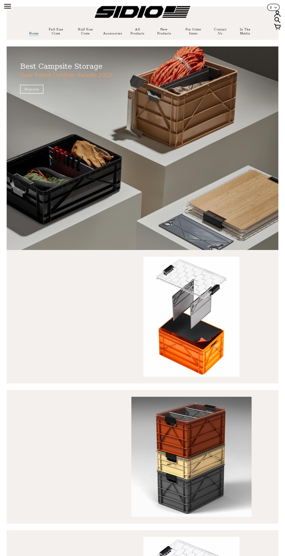 sidiocrate.com shopify website screenshot