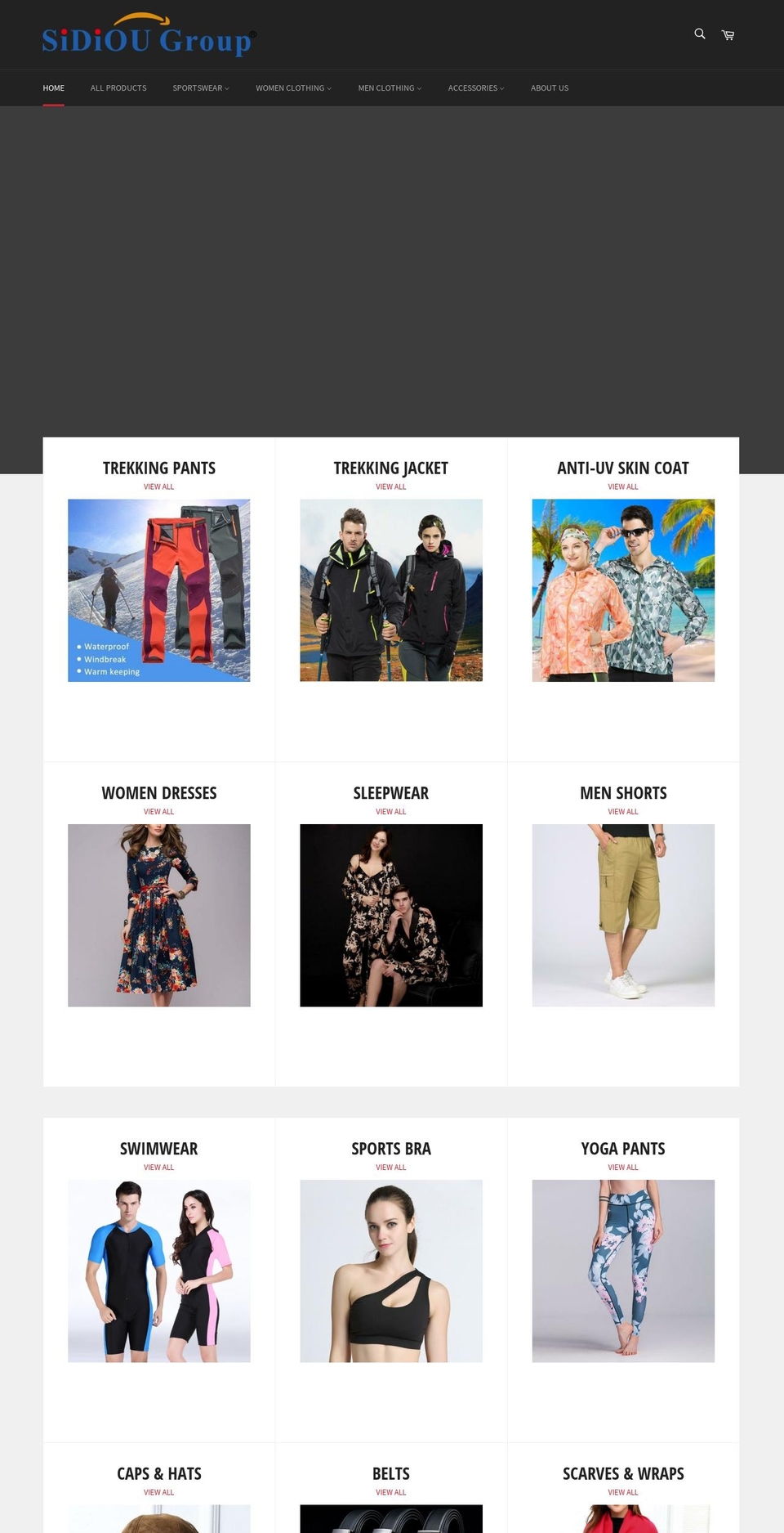 sidiougroup.com shopify website screenshot