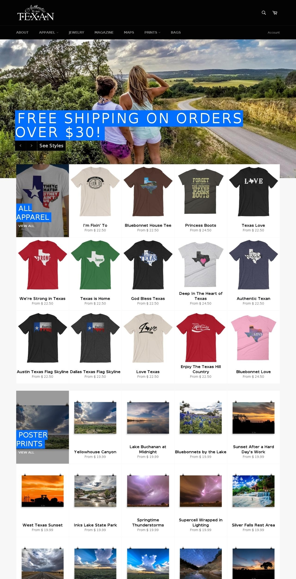 sierrablancatx.com — Shopify storefront screenshot