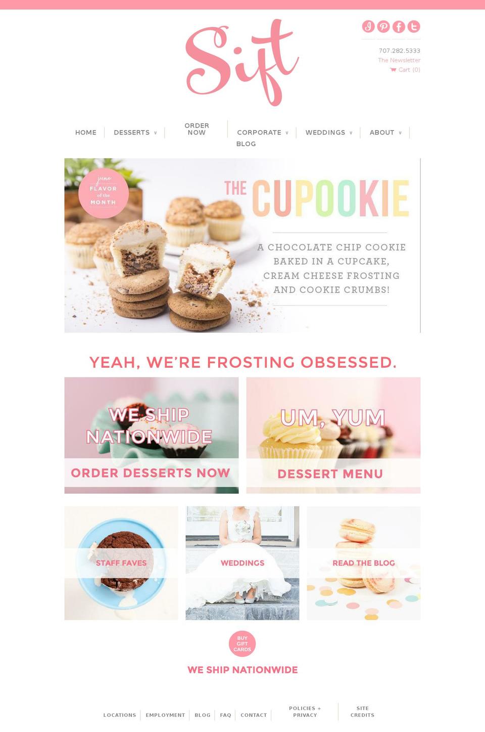 Live Responsive - Dev On 26\/5\/16 (BACKUP) Shopify theme site example siftcupcakery.com