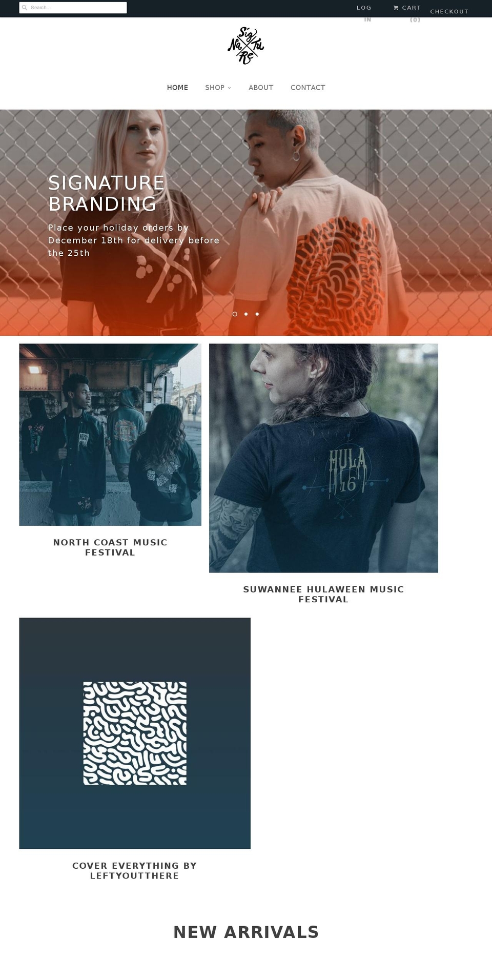 sig-nature-branding.com shopify website screenshot