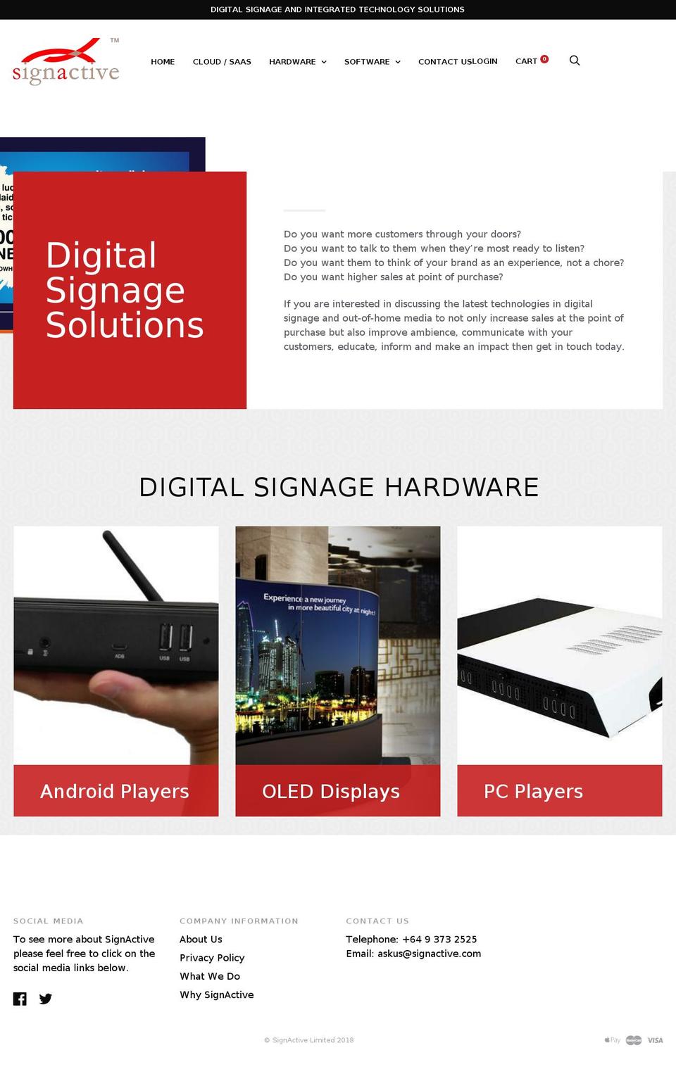signactive.com — Shopify storefront screenshot