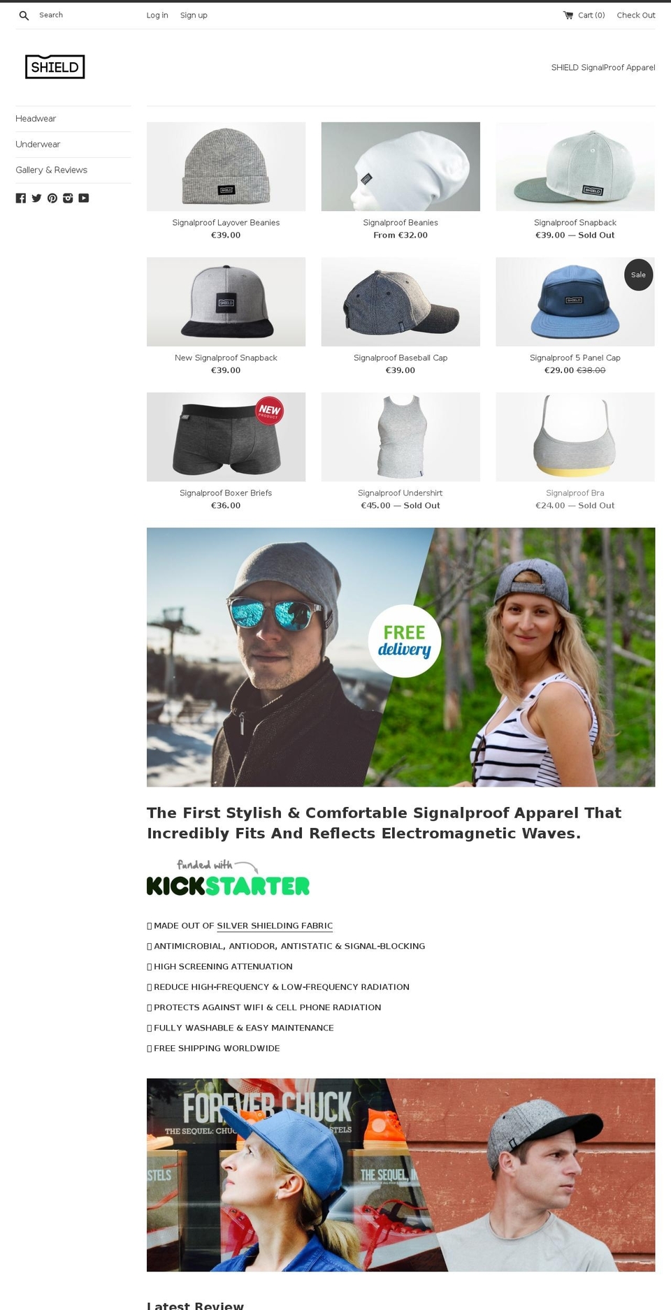 signal-proof.com — Shopify storefront screenshot