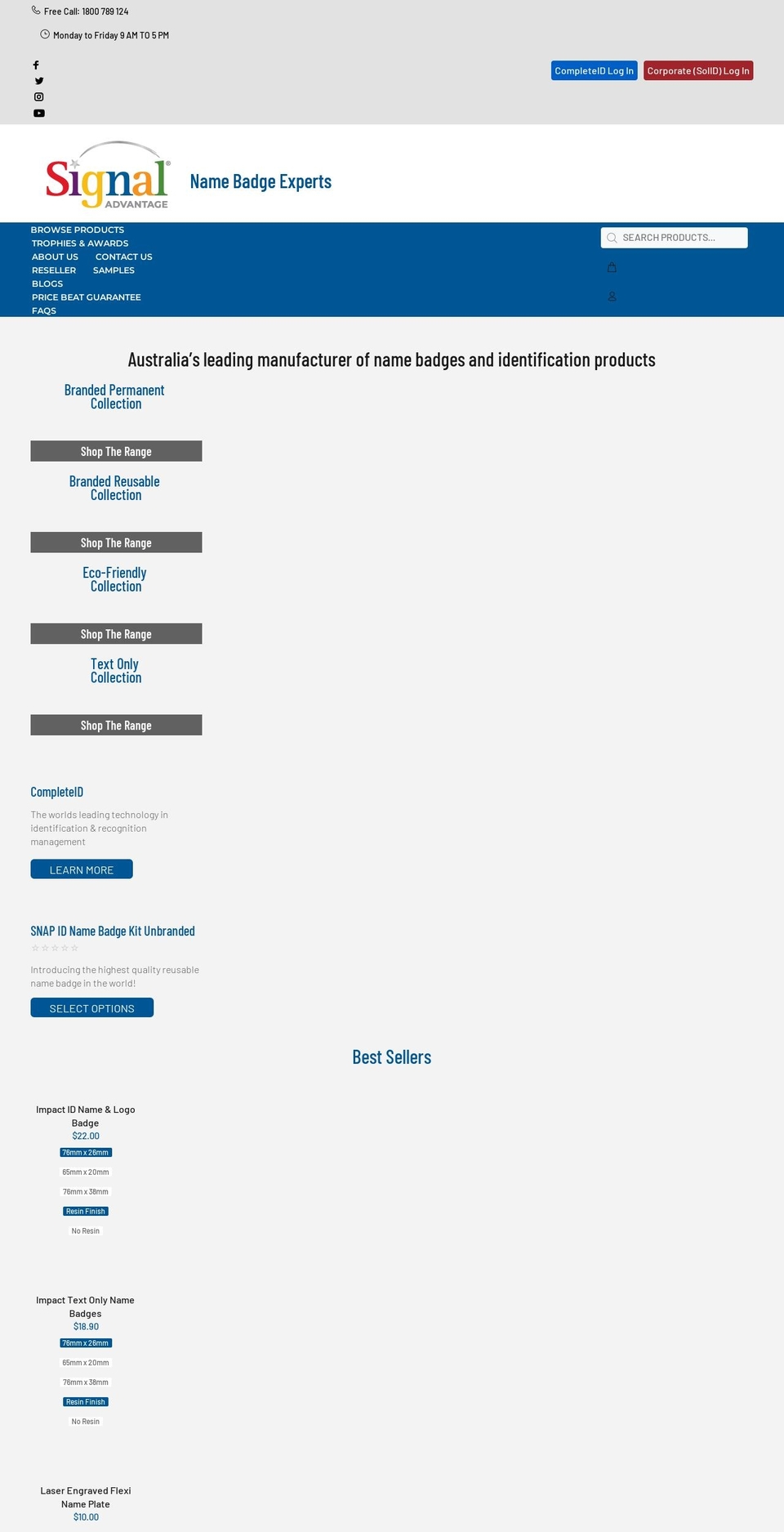 signaladvantage.com.au shopify website screenshot