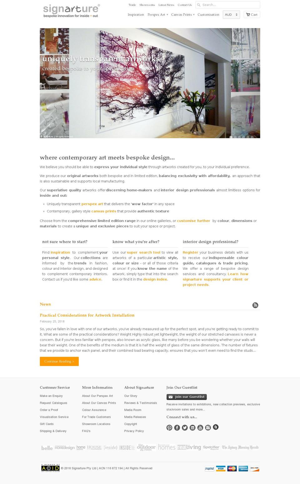 Mobila 3.0 Base with Multi-Currency+Sliders Shopify theme site example signarture.co.nz