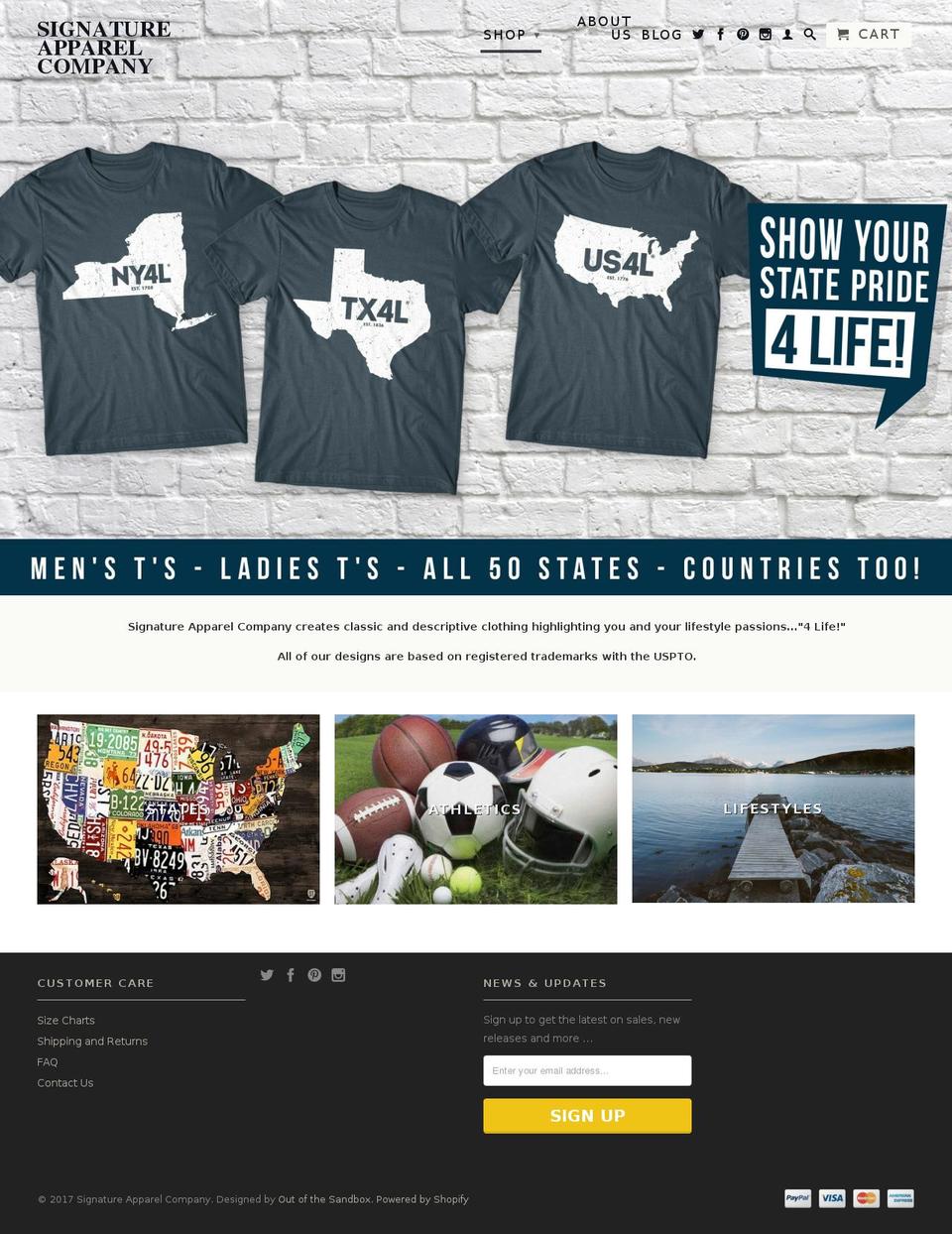signature4l.com shopify website screenshot