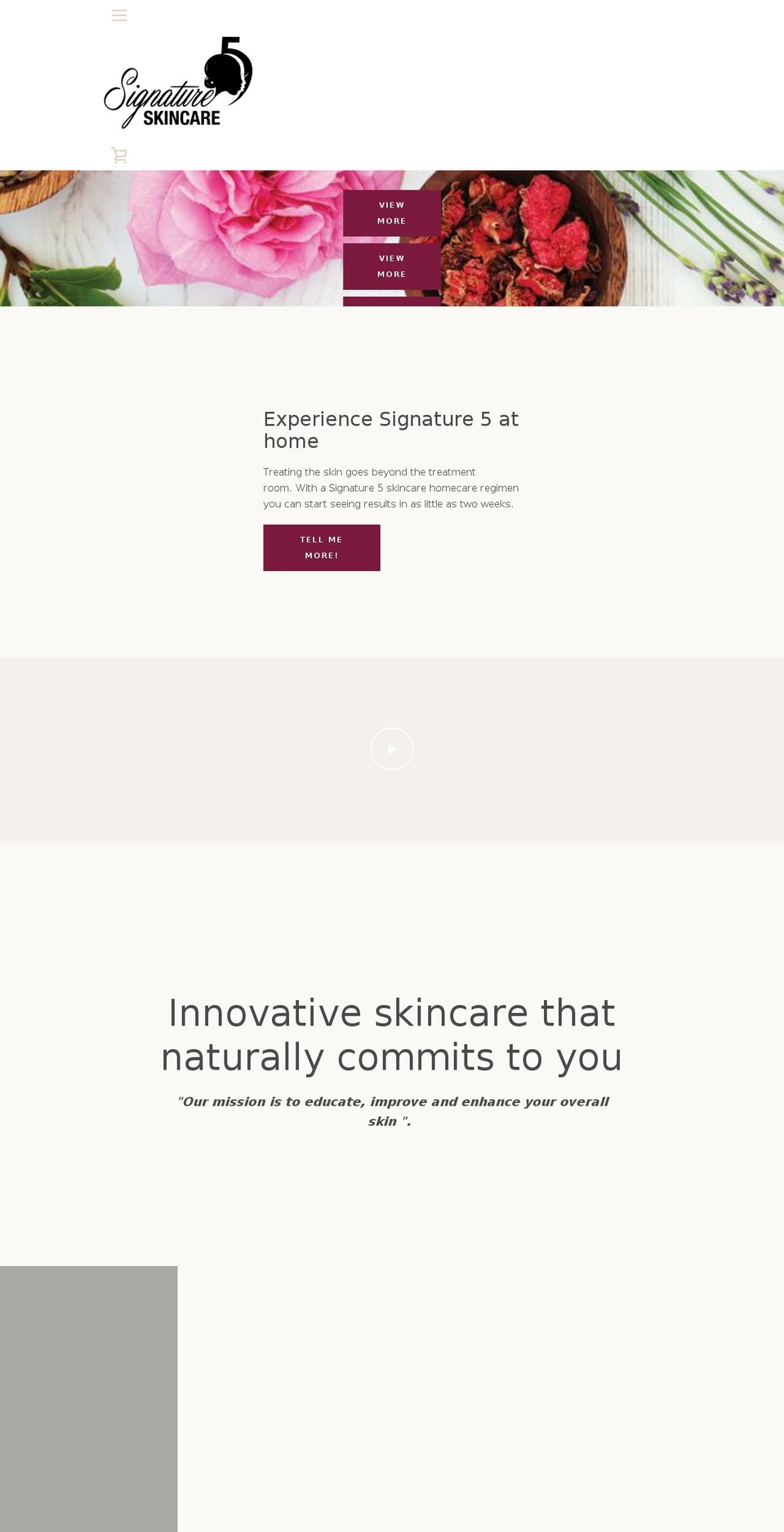 signature5skin.com — Shopify storefront screenshot