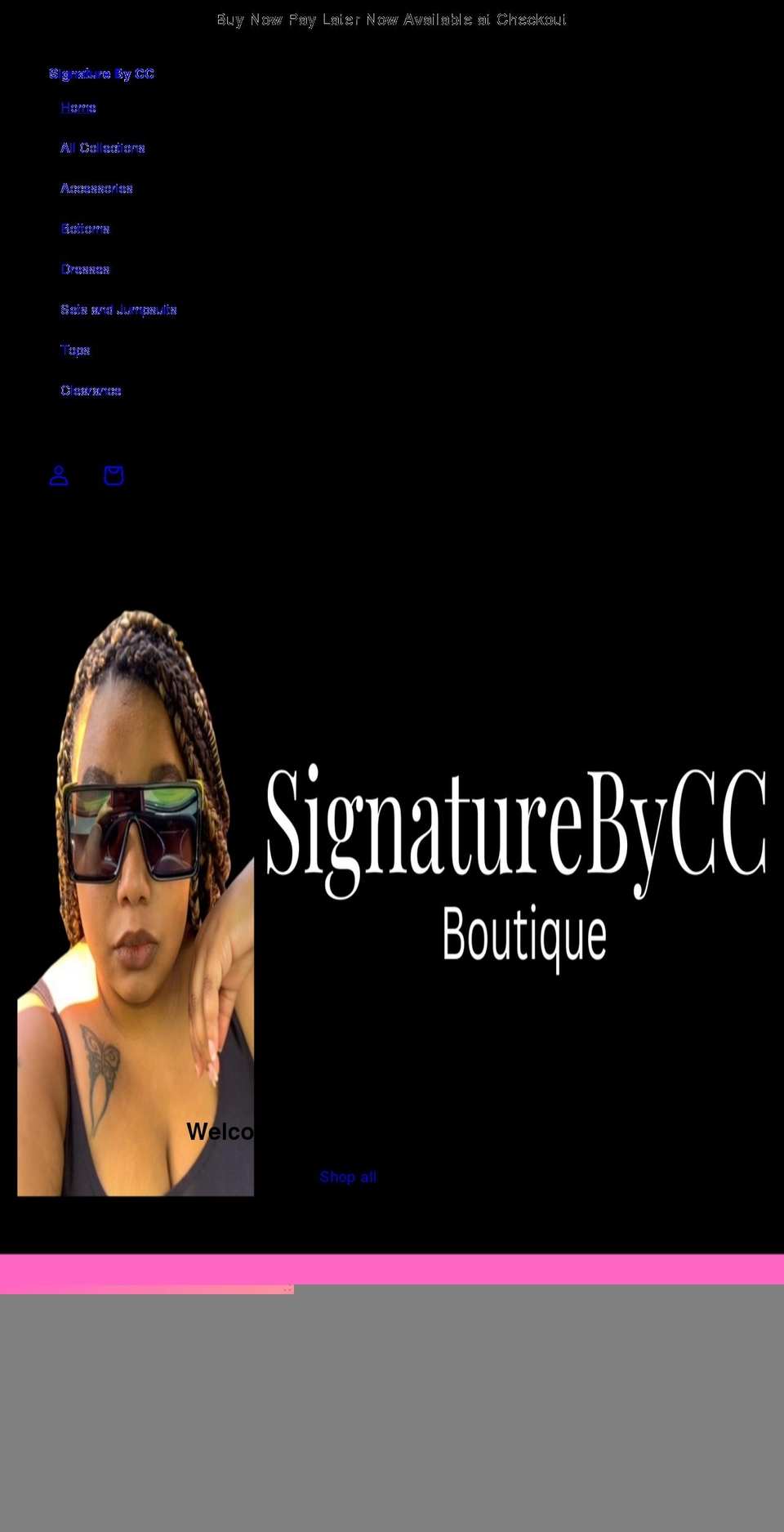 signaturebycc.com shopify website screenshot
