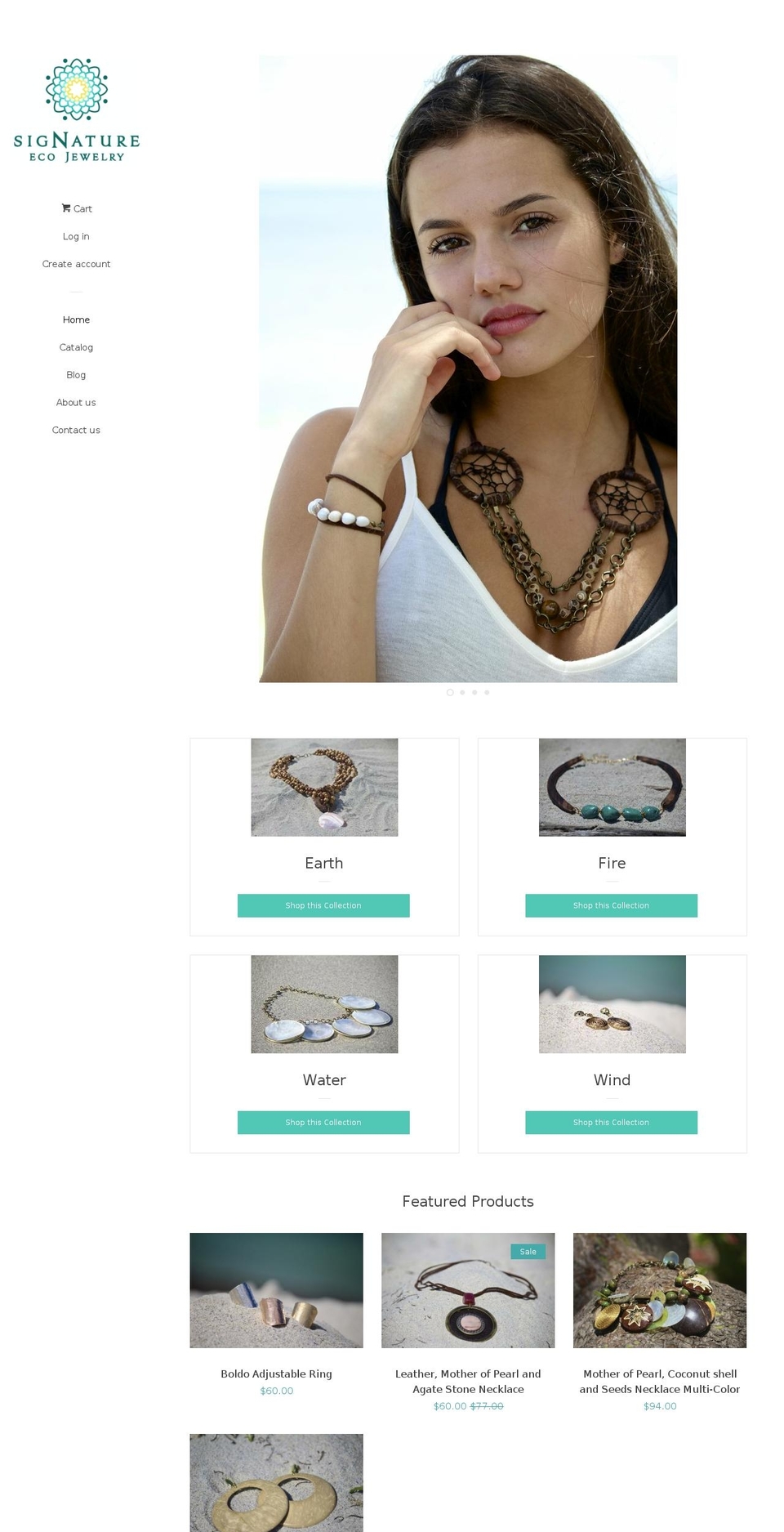 signaturecojewels.com shopify website screenshot