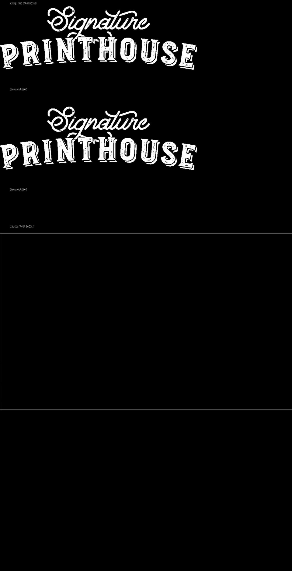 signatureprinthouse.com — Shopify storefront screenshot