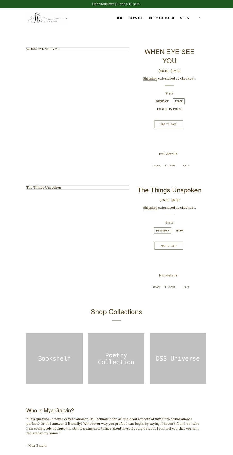 signaturesbymg.com shopify website screenshot