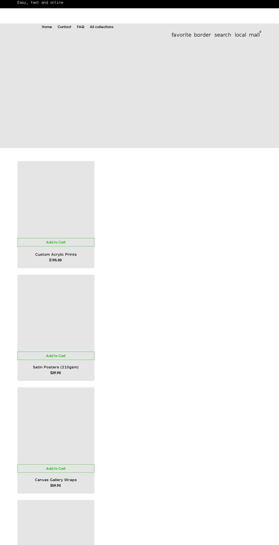 signfactorymiami.com shopify website screenshot