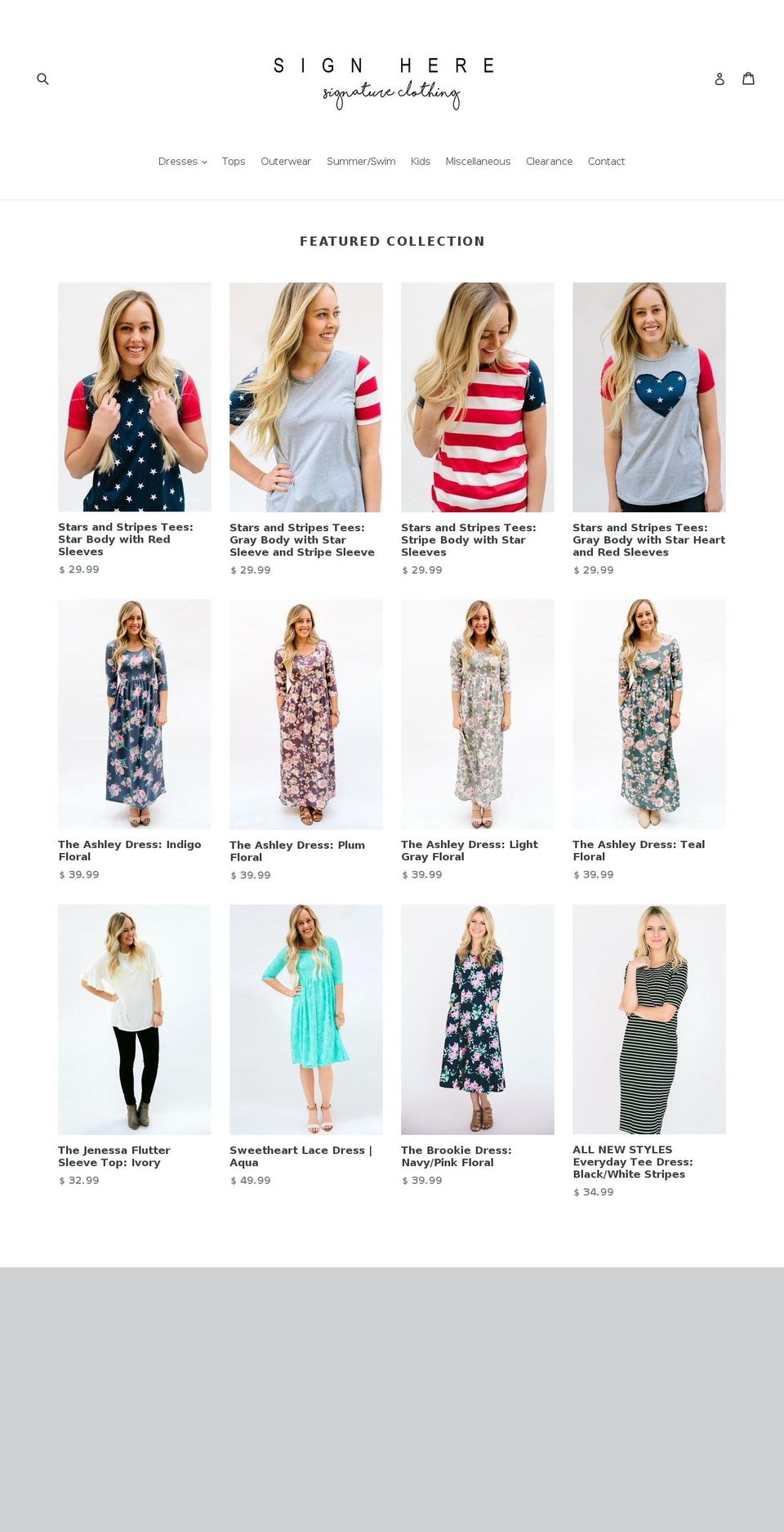 signherevinyl.com shopify website screenshot