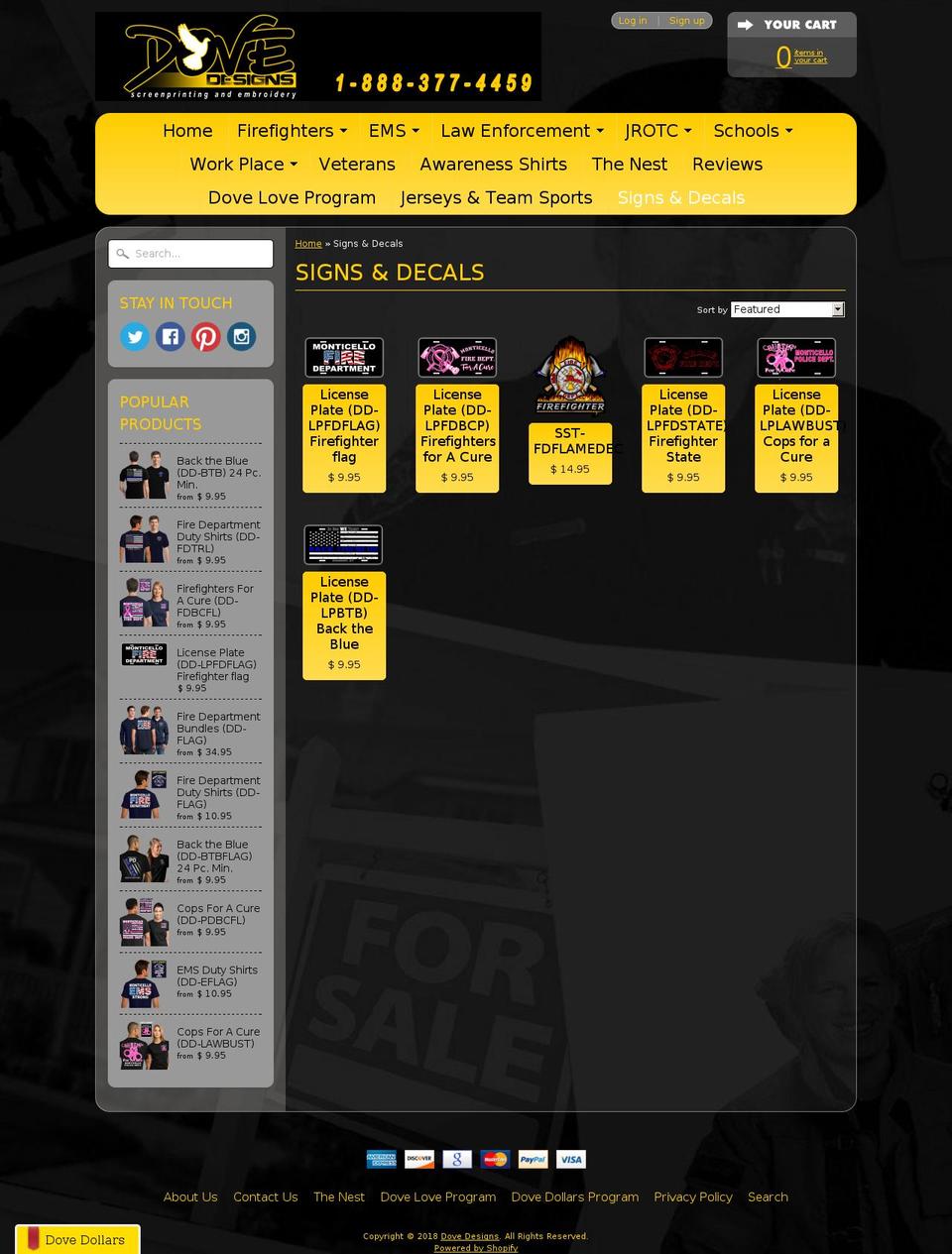 signs2cgraphics.com — Shopify storefront screenshot