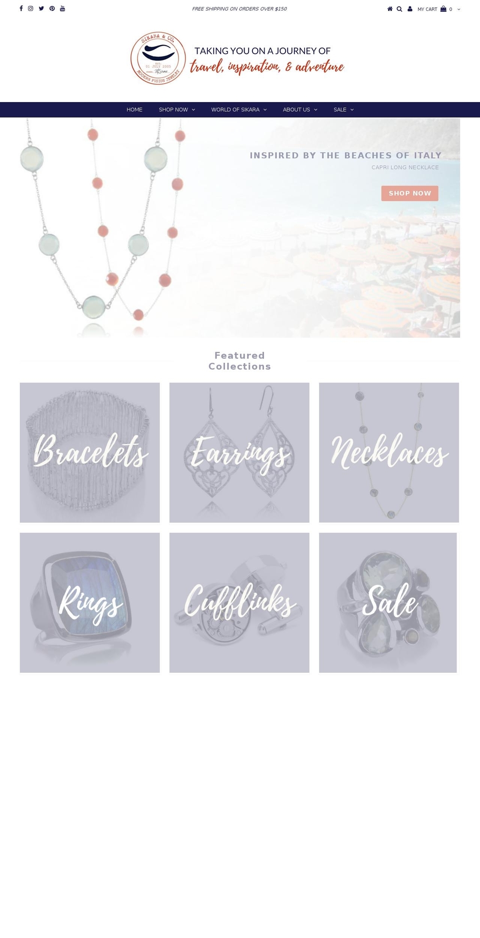 sikaraco.com — Shopify storefront screenshot