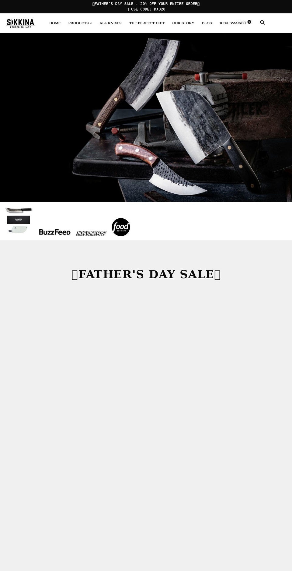 sikkina.com shopify website screenshot