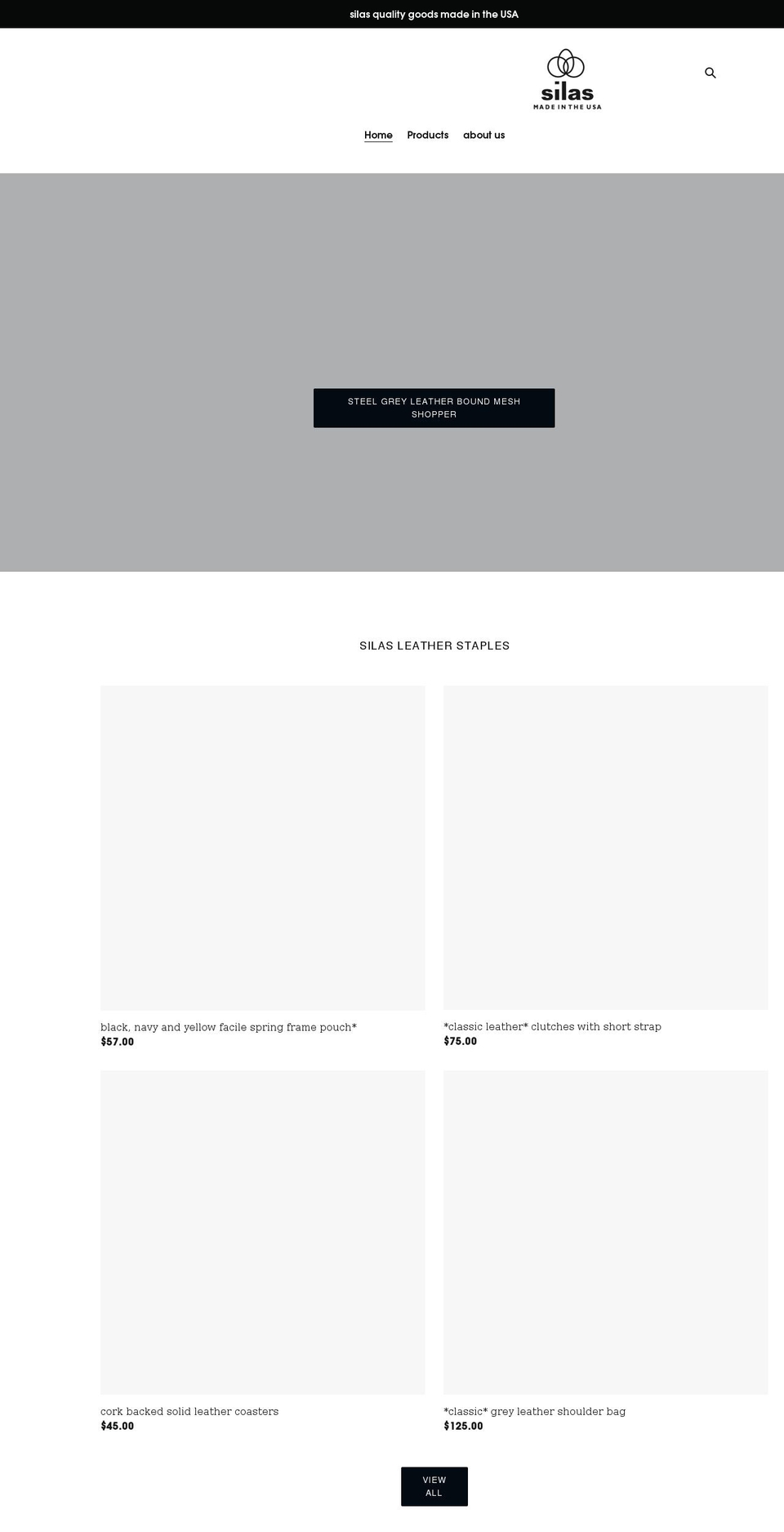 silasltd.com shopify website screenshot