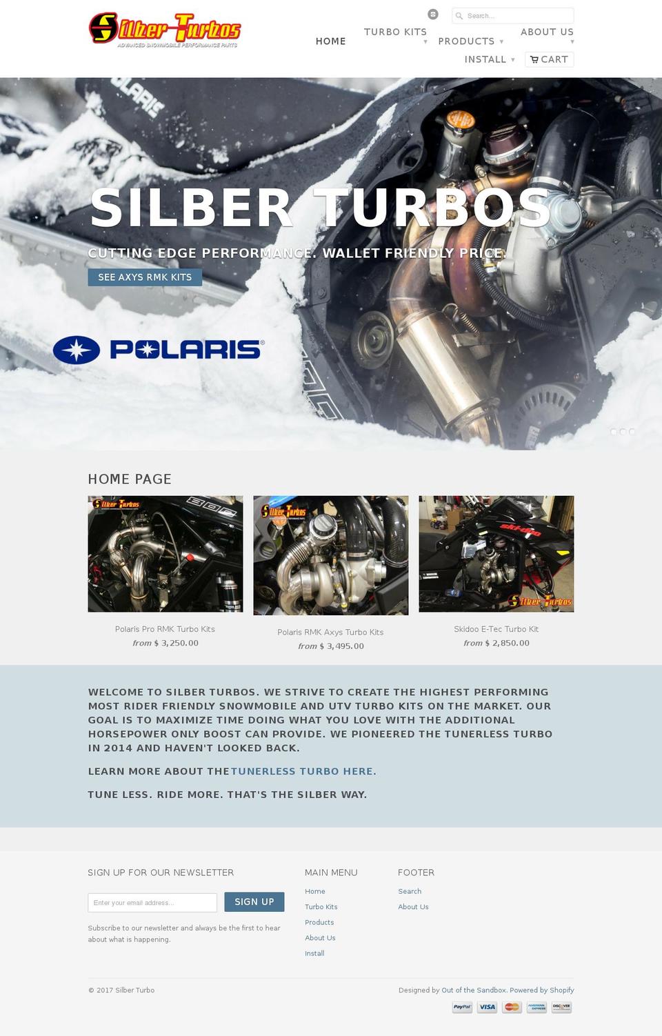 silberturbos.com shopify website screenshot