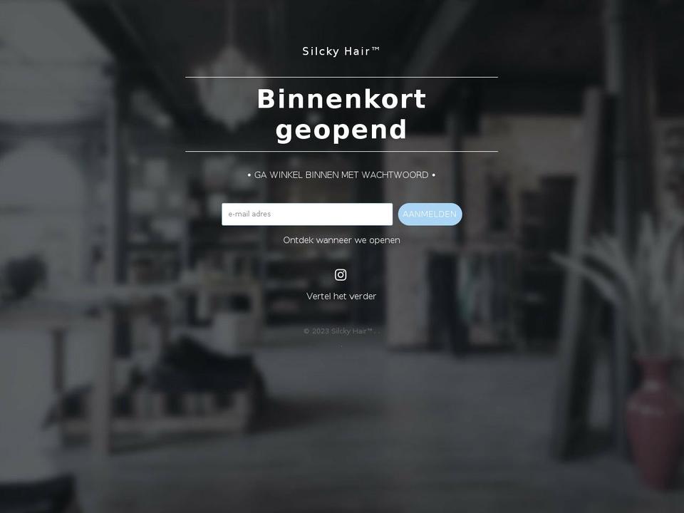silckyhair.com shopify website screenshot