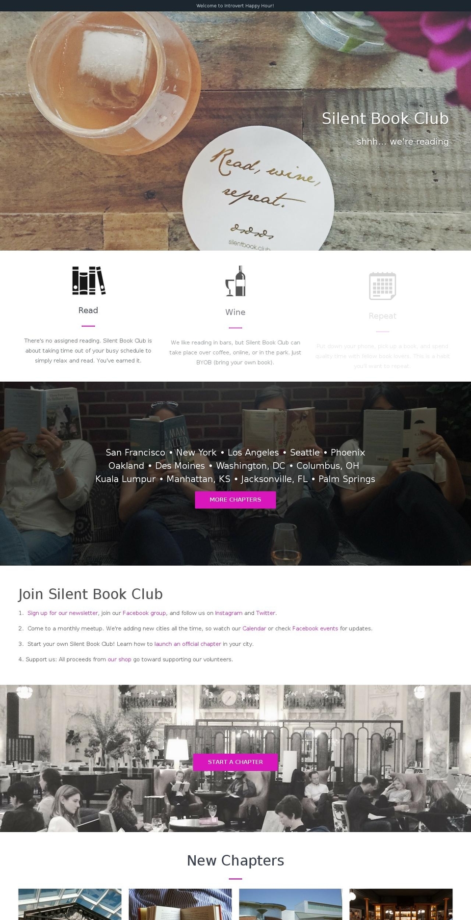 silentbook.club shopify website screenshot