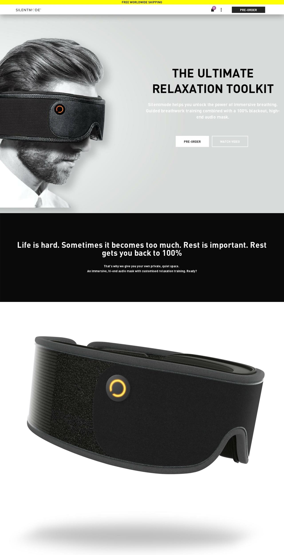 silentmode.com shopify website screenshot