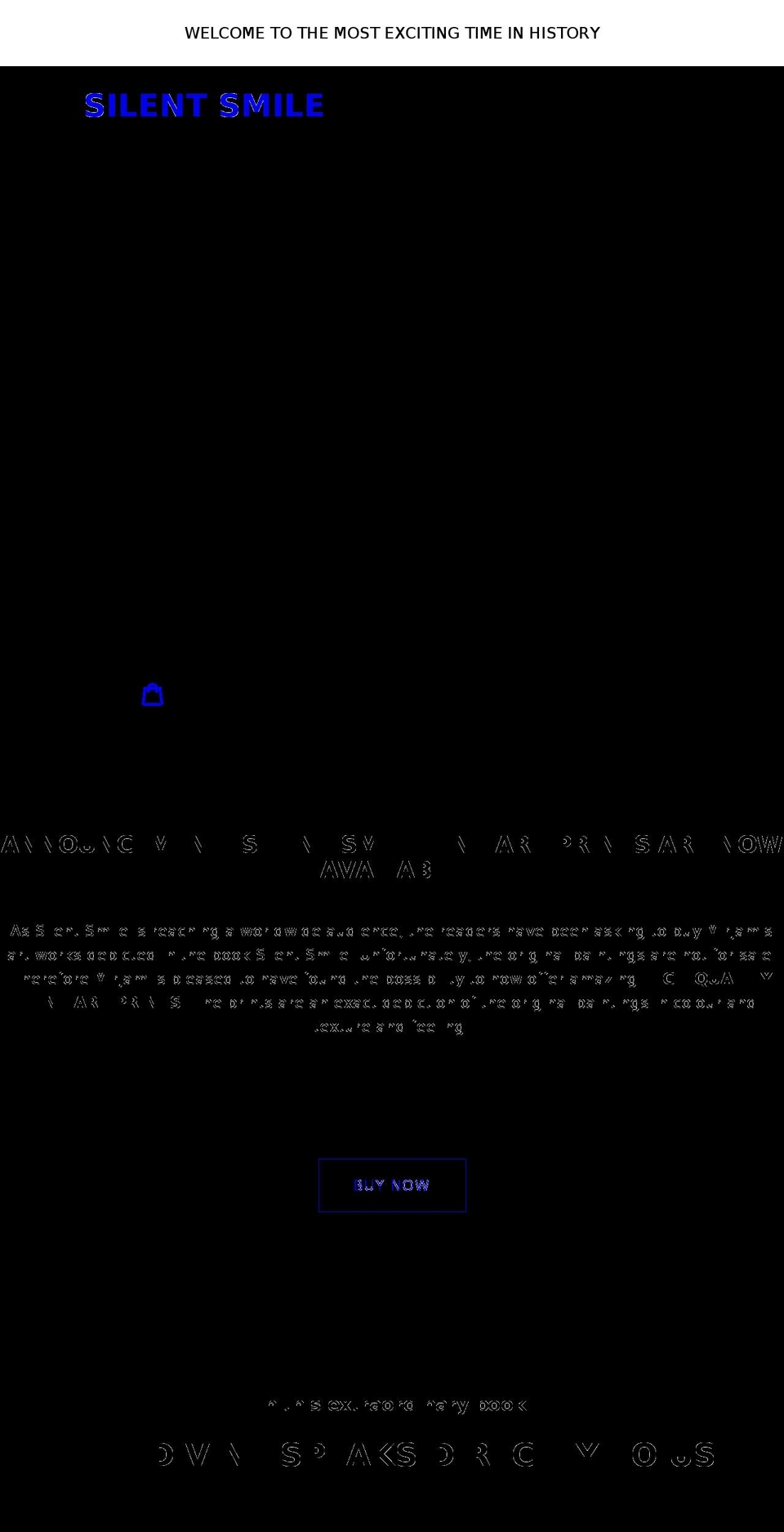 silentsmile.com shopify website screenshot