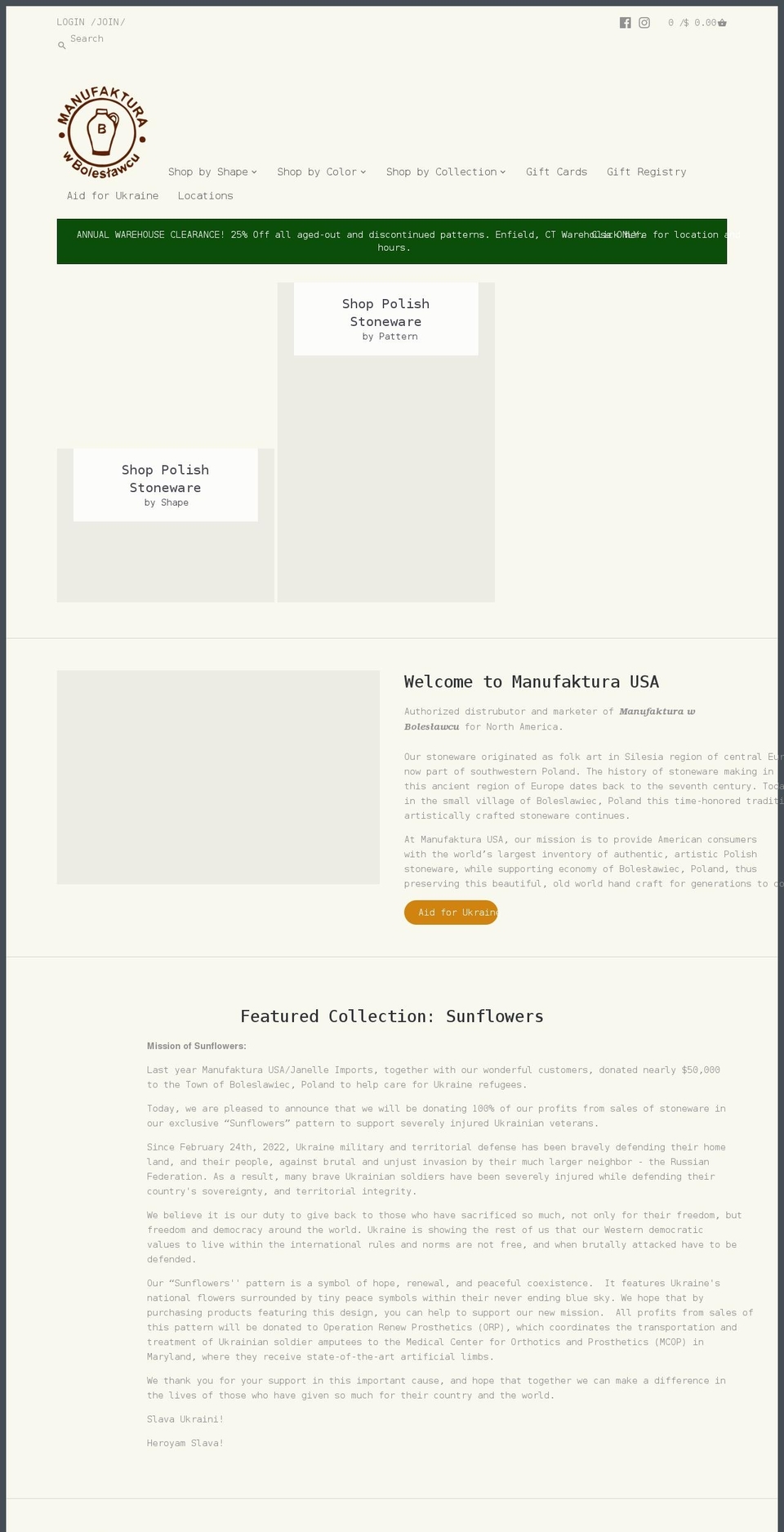 JanelleImports-FeaturesAccordion Shopify theme site example silesiastoneware.com