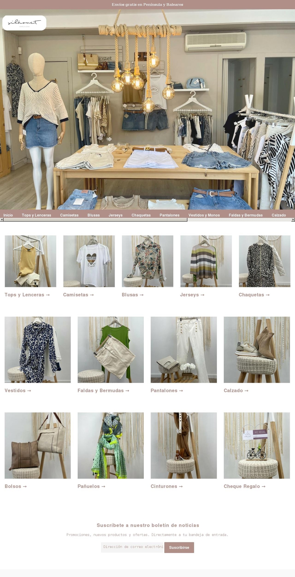 silhouetmoda.com shopify website screenshot