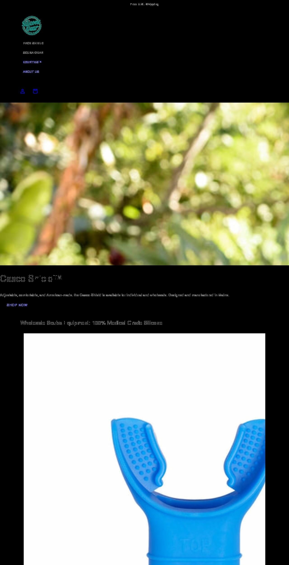 siliconegear.com shopify website screenshot