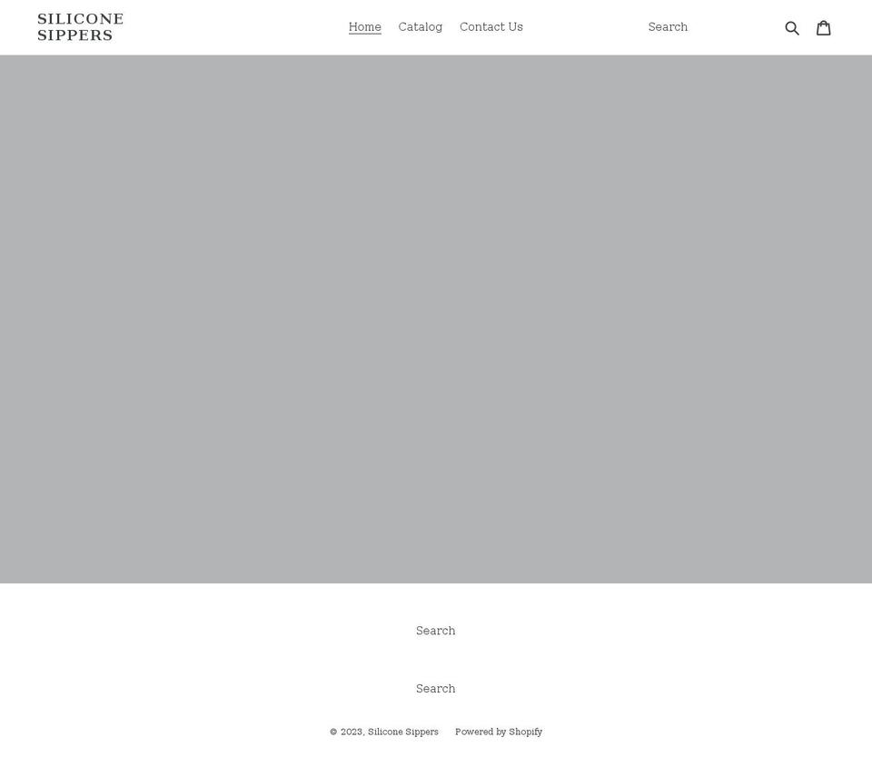 siliconesippers.com shopify website screenshot