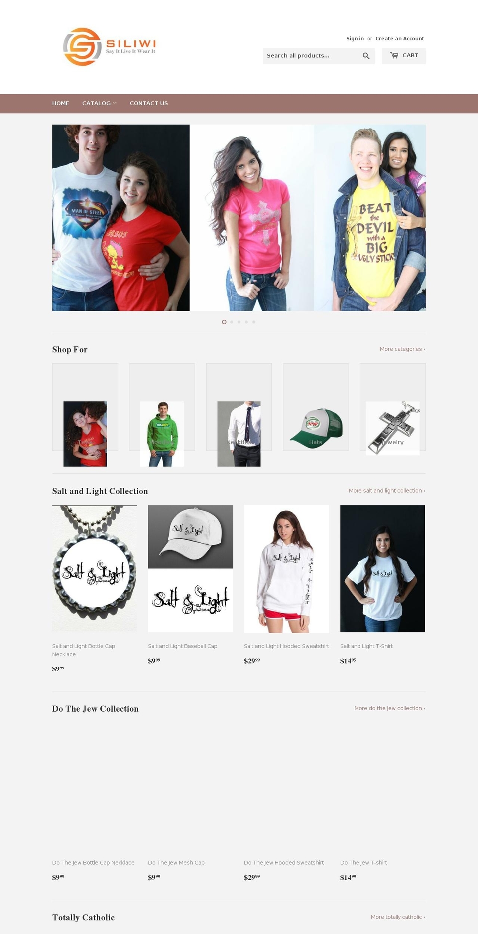 siliwi.com — Shopify storefront screenshot