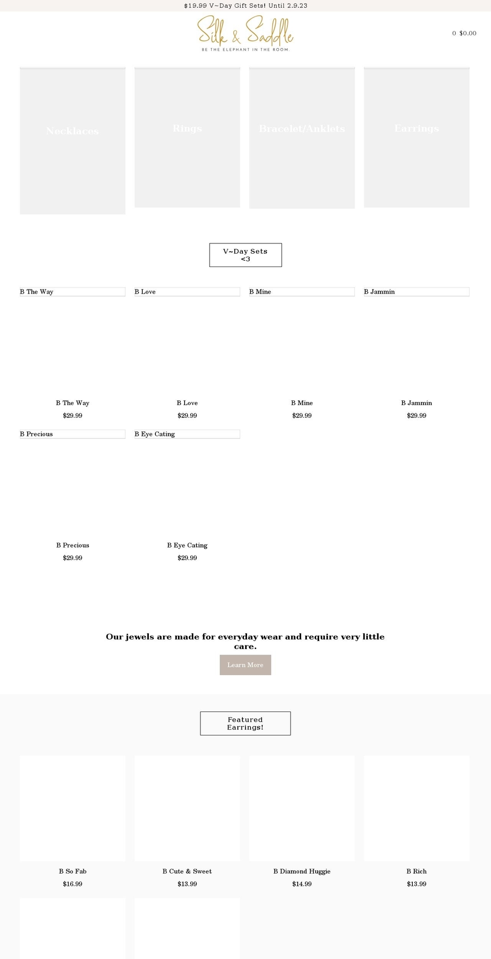 silkandsaddle.com shopify website screenshot