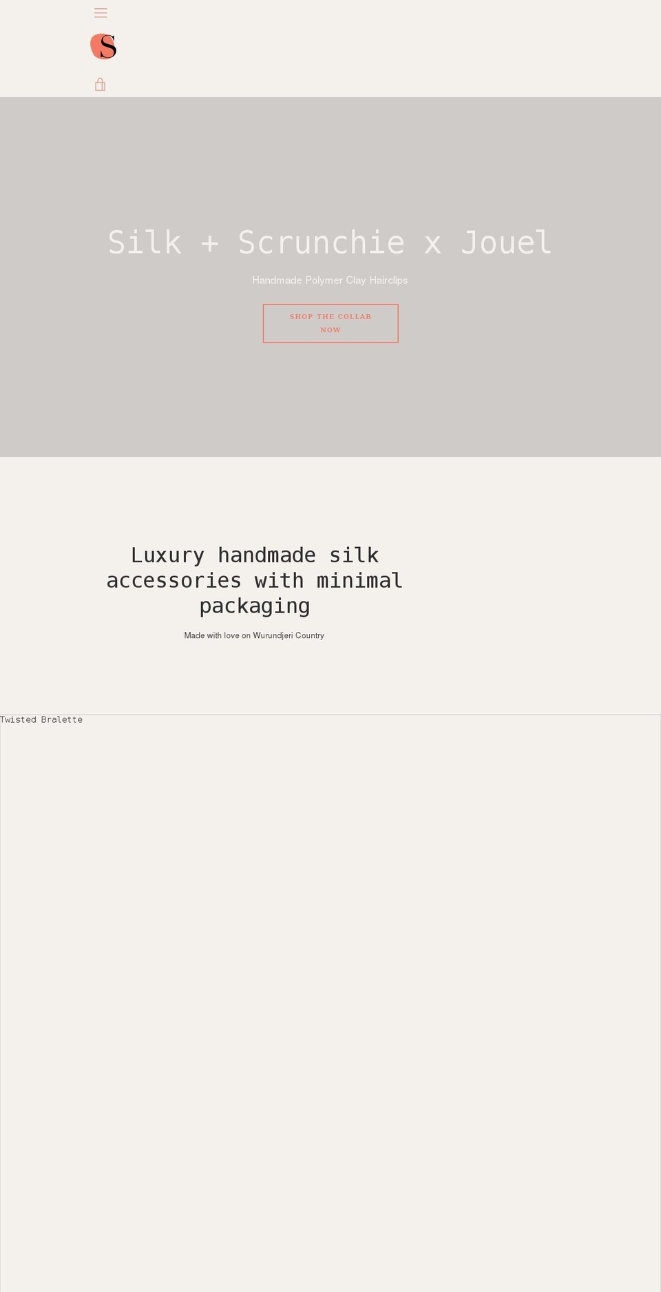 Narrative with Laybuy Shopify theme site example silkandscrunchie.com