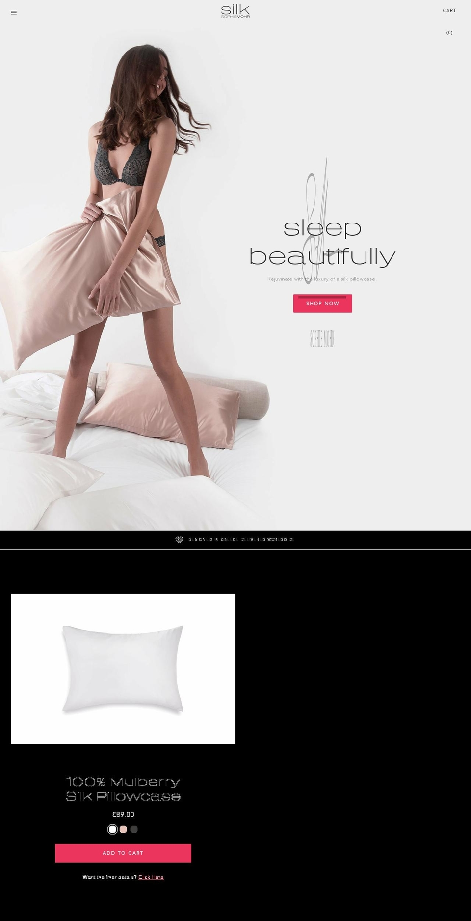 silkbysophiemohr.com shopify website screenshot