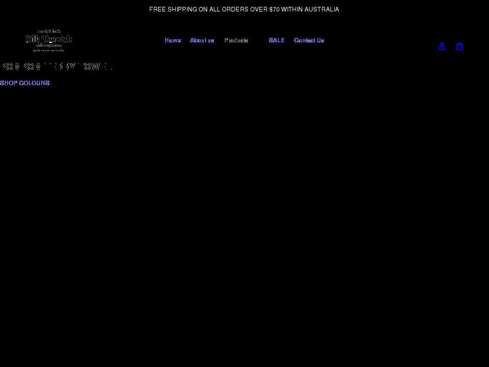 silkdervish.com shopify website screenshot