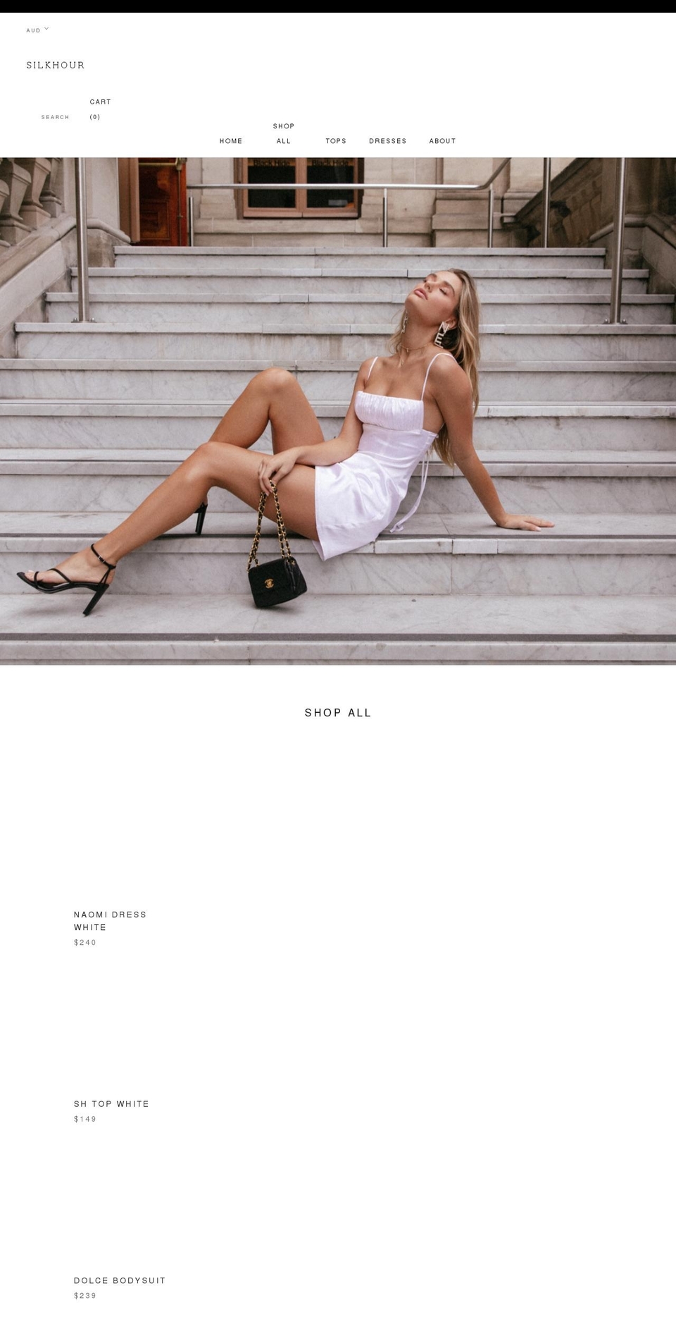 silkhour.com shopify website screenshot