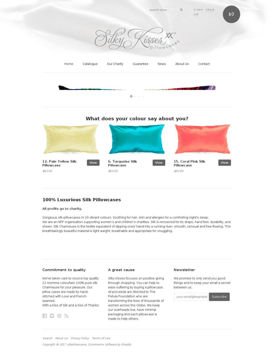 new standard Shopify theme site example silkpillowcases.com.au