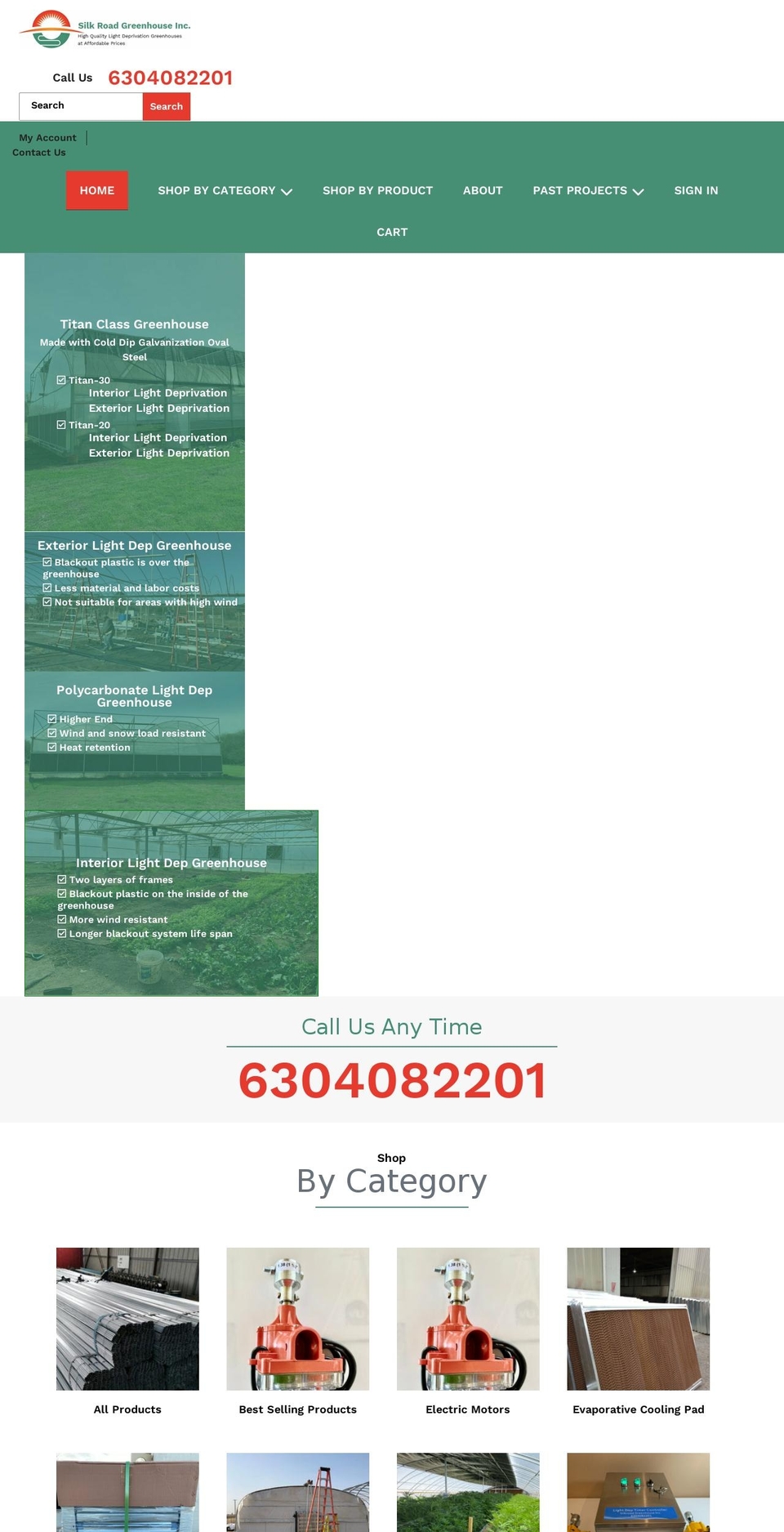 silkroadgreenhouse.com shopify website screenshot