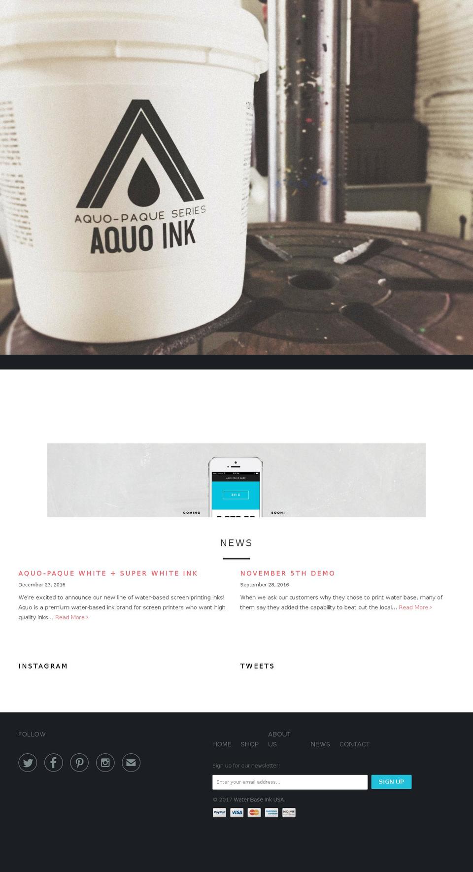 silkscreen-ink.com shopify website screenshot