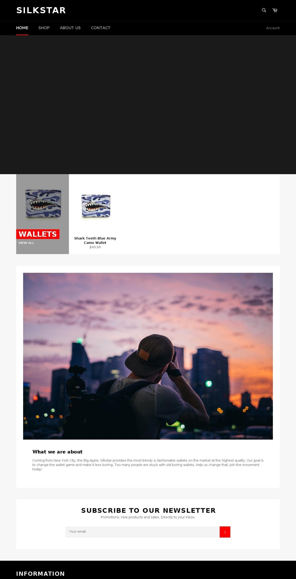silkstarus.com shopify website screenshot