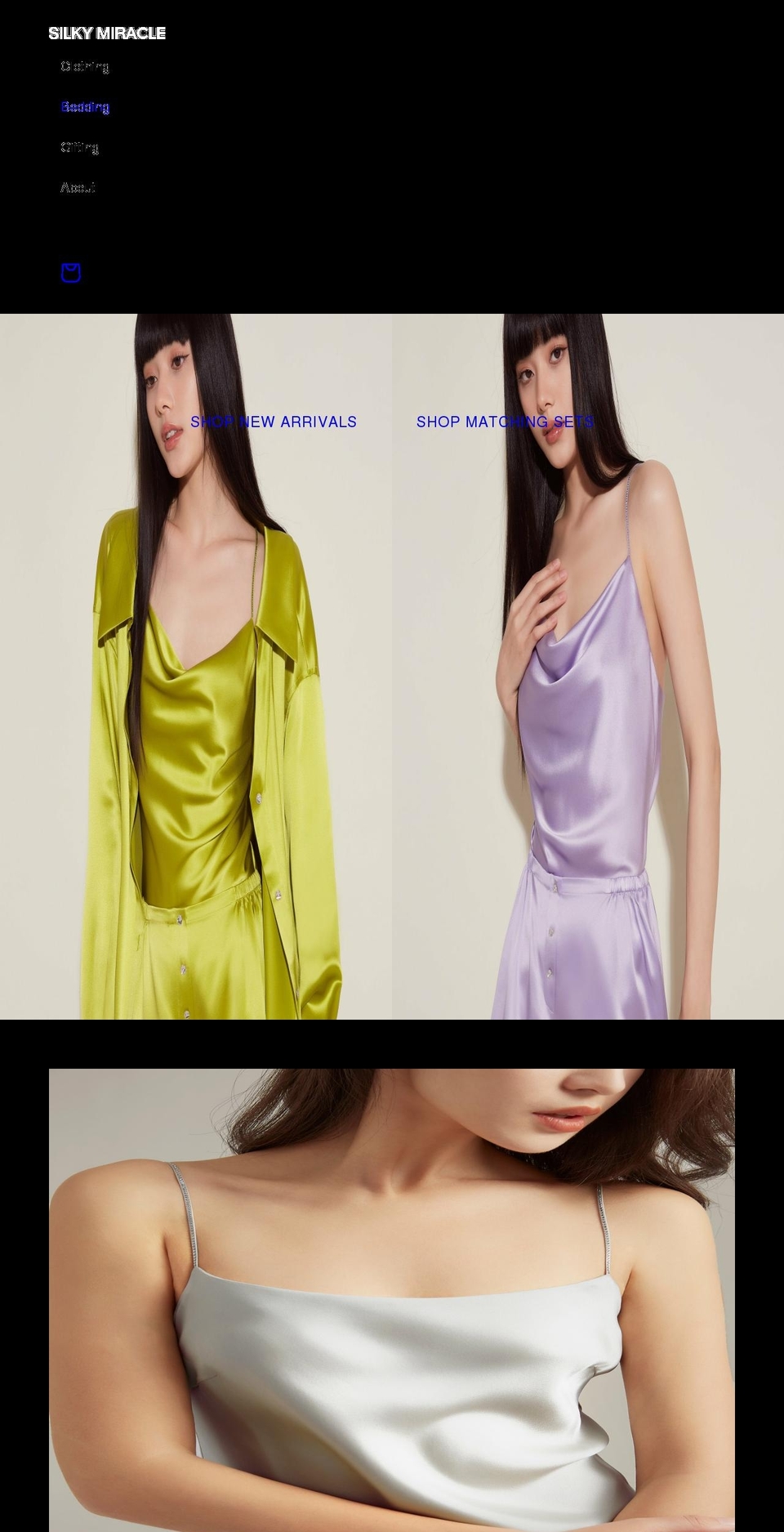 silkymiracle.com shopify website screenshot