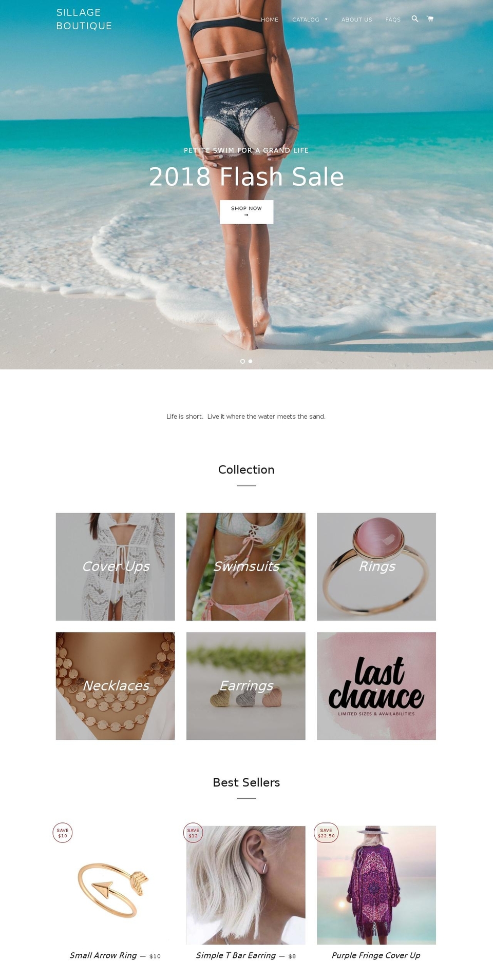 sillageboutique.com shopify website screenshot