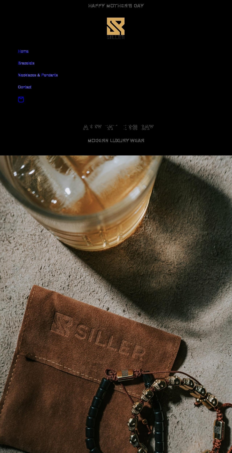 sillermade.com shopify website screenshot